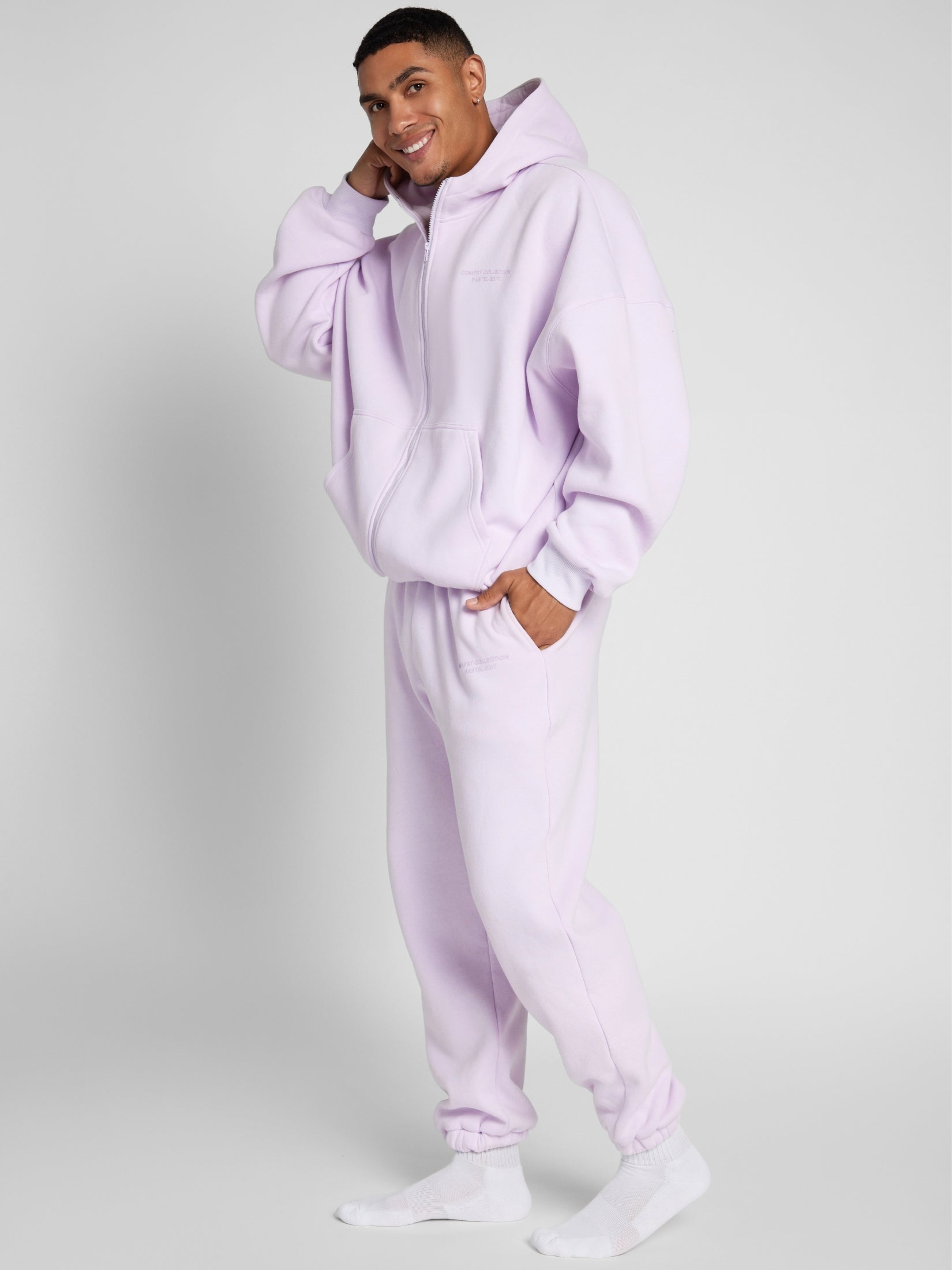 Pastel Zip Hoodie