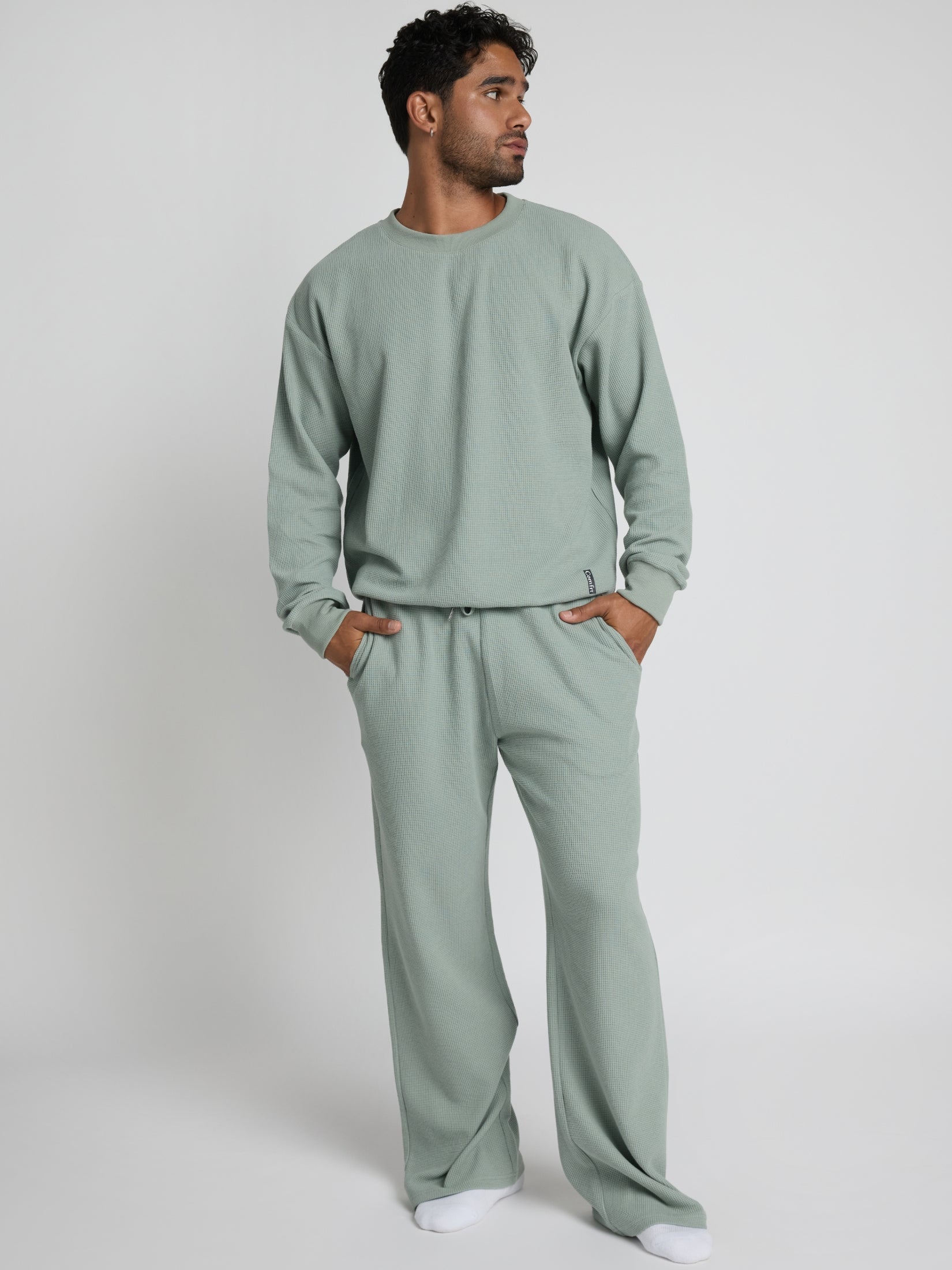 Waffle Lounge Relaxed Sweatpants