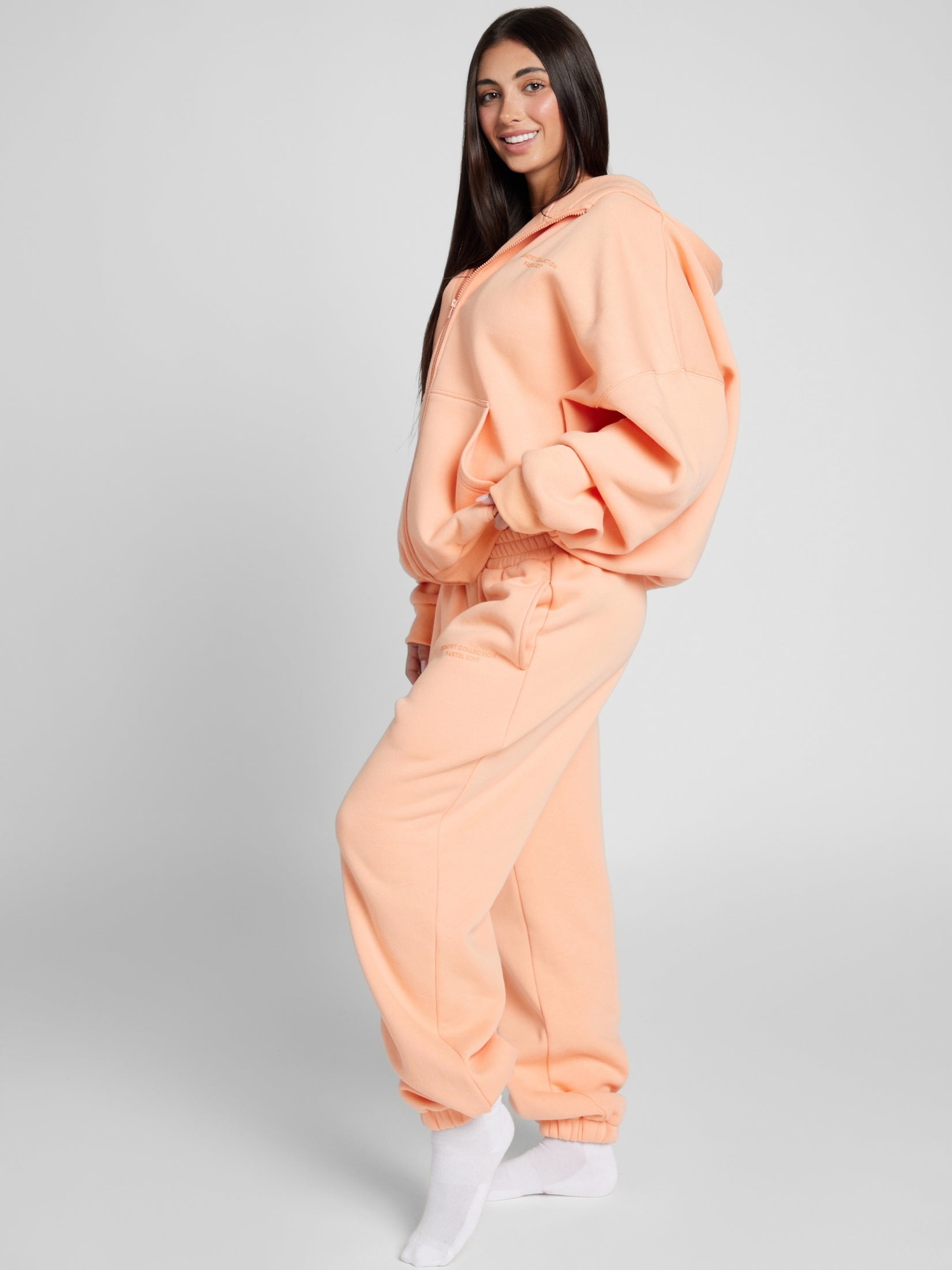 Pastel Zip Hoodie