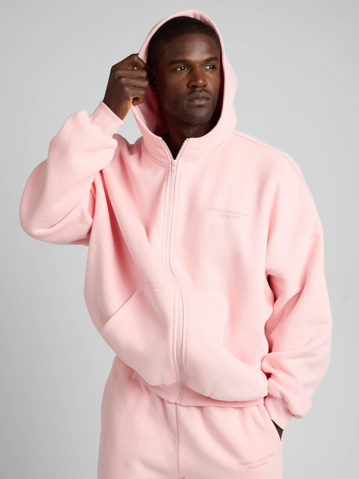 Pastel Zip Hoodie